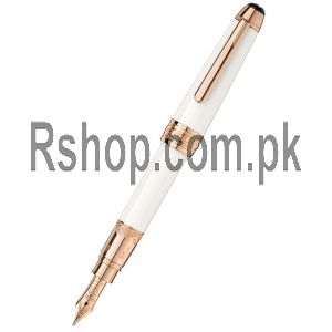 Montblanc Meisterstück Solitaire Tribute to the Mont Blanc White Fountain Pen Price in Pakistan