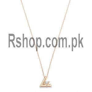 LV Volt One Small Pendant, Pink Gold And Diamond Necklace Price in Pakistan