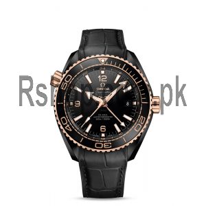 PLANET OCEAN 600M OMEGA CO-AXIAL MASTER CHRONOMETER GMT 45.5 MM DEEP BLACK Price in Pakistan