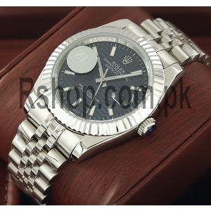 Rolex Datejust Blue Motif Dial Swiss Watch  Price in Pakistan