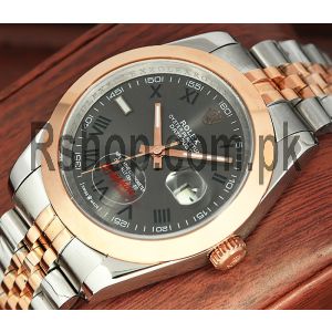 Rolex DateJust Two Tone Grey Dial Watch  (2021) Price in Pakistan