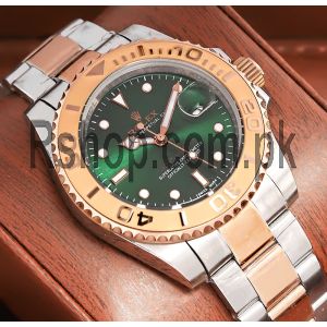 Rolex Yacht-Master Green Dial Two Tone Mens Watch  Price in Pakistan