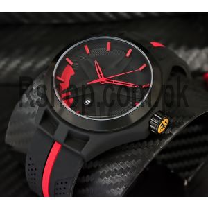 Scuderia Ferrari Lap Time Silicone Band Watch Price in Pakistan