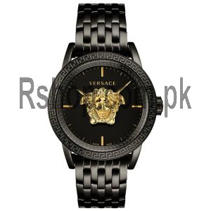 Versace Men's Swiss Palazzo Empire Black Ion-Plated Stainless Steel  Watch Price in Pakistan